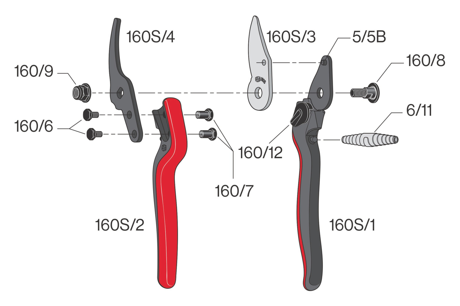 Spare parts for Felco 160S