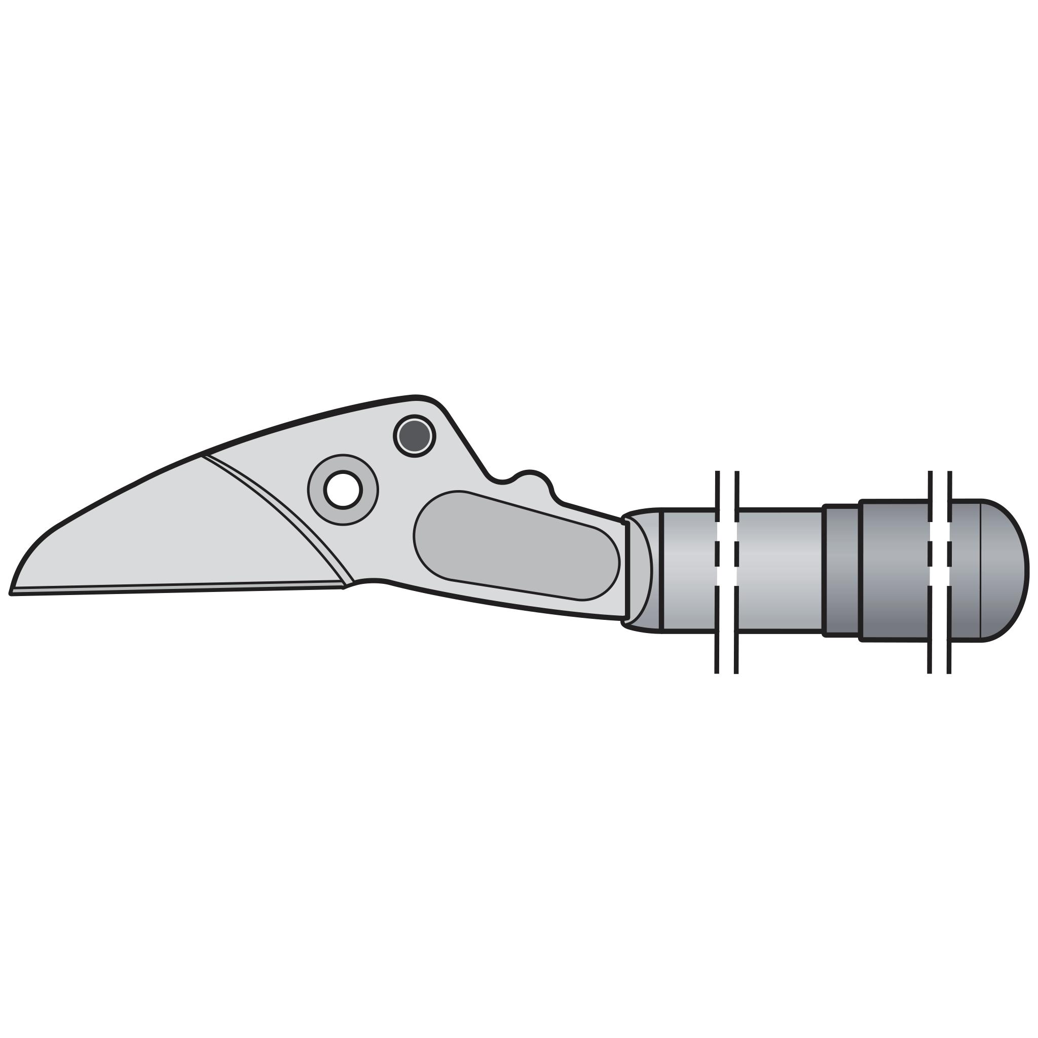 230/1 Handle with blade - Product - Main View
