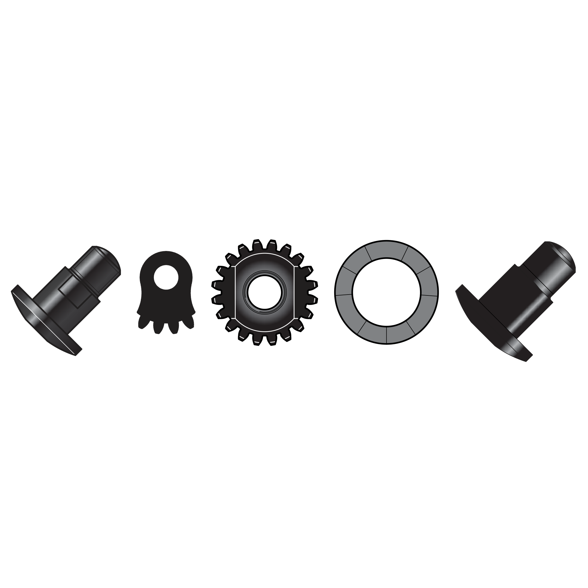 250/94 Kit: nut, bolt