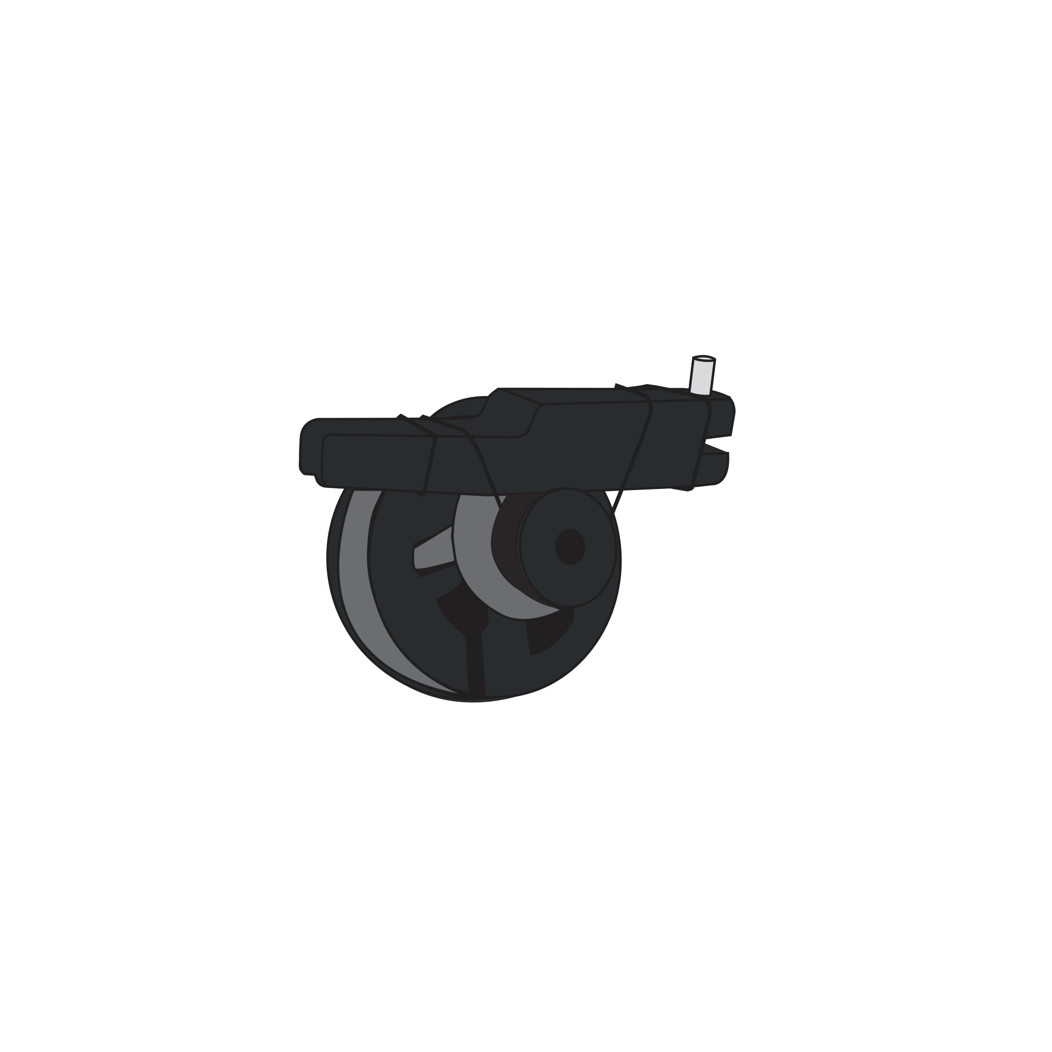 290/85 Kit: roterende snijkop, touw, pin, bladbevestiging