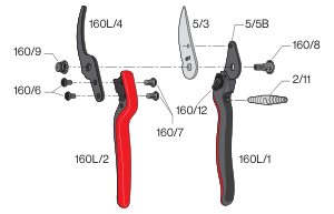 FELCO 160L – FELCO 160L – gyártói ábra, robbantott ábra