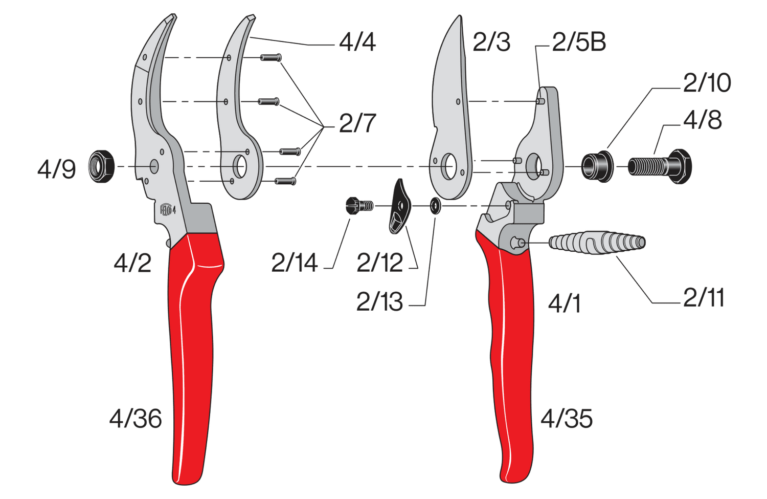 Spare parts for Felco 4