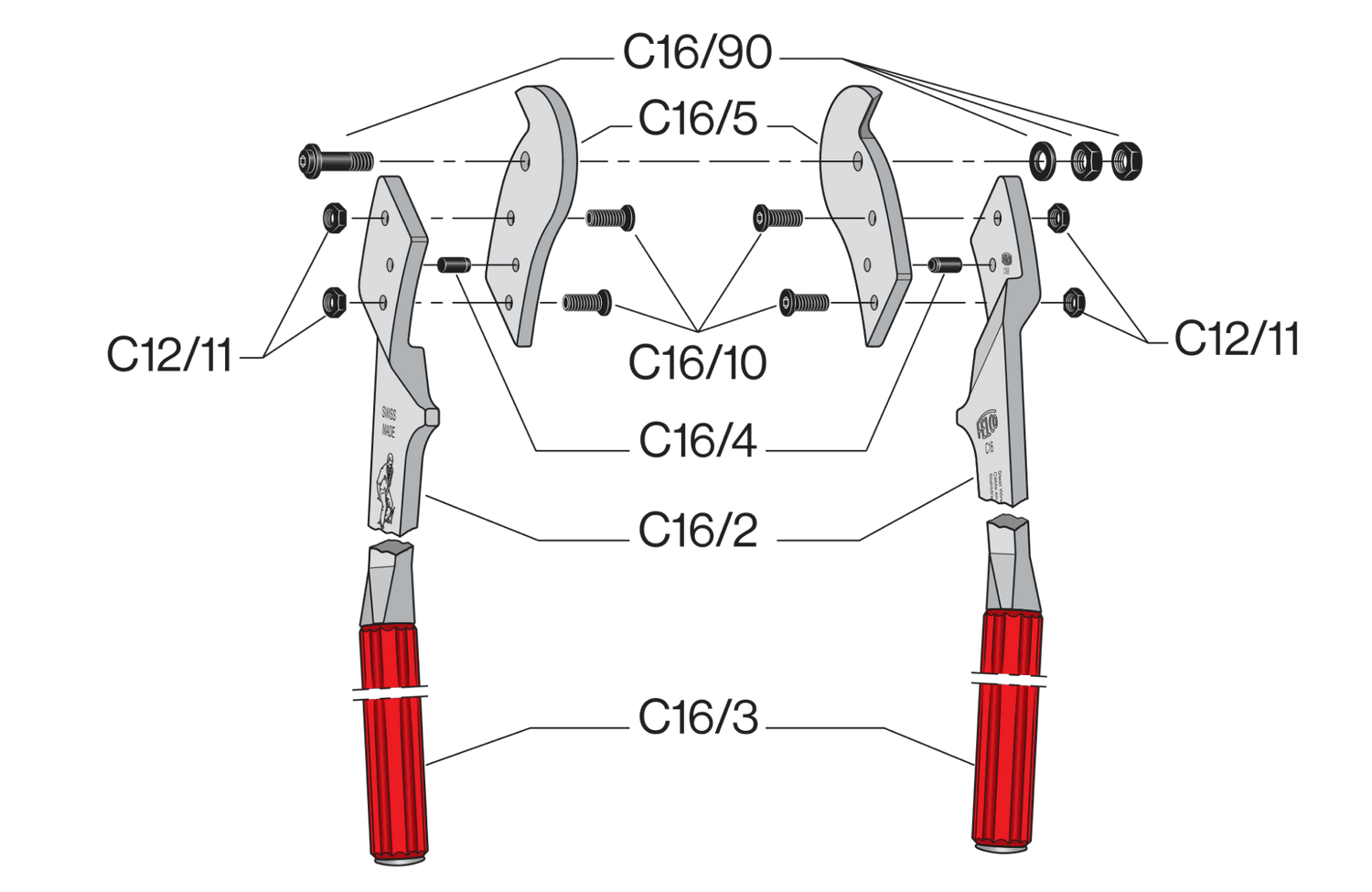 Spare parts for Felco C16