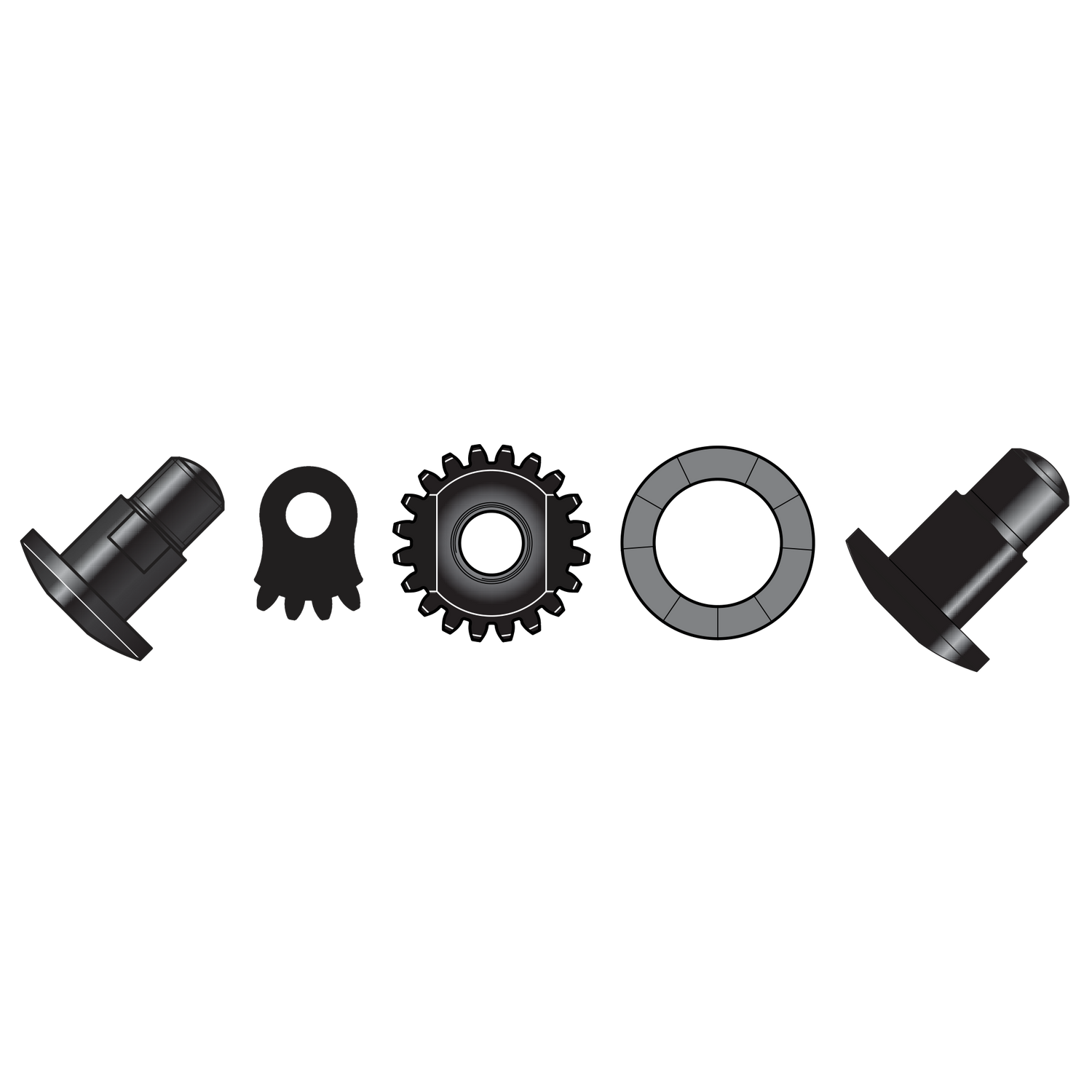 250/94 Kit: nut, bolt