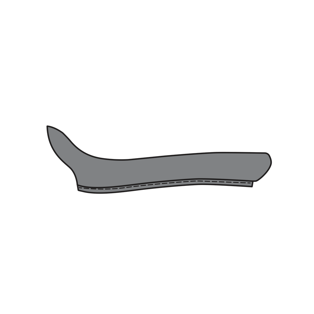 8/36br Elite Blade handle grip brown leather - Product - Main View