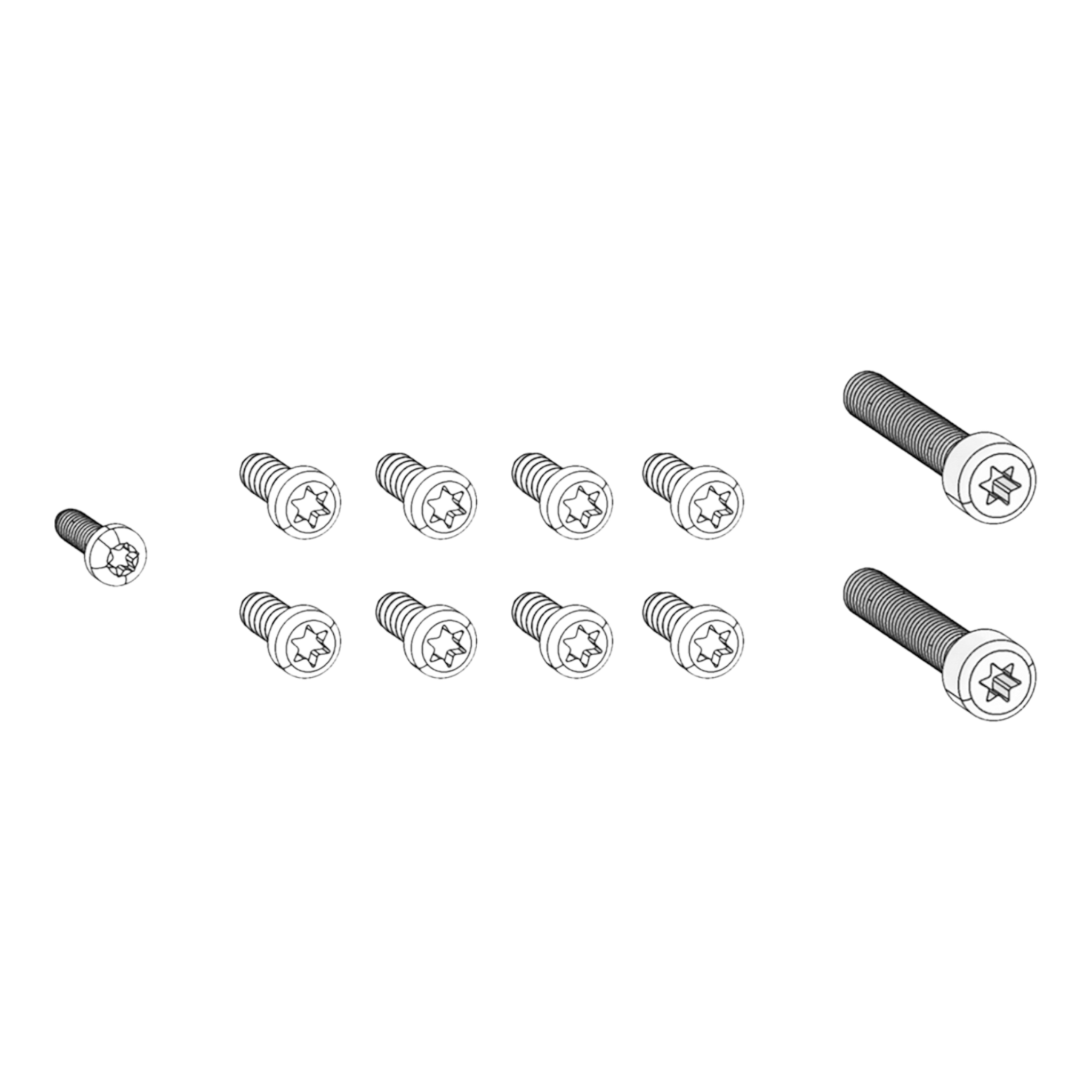 834/18 11 shell screws - Product - Main View