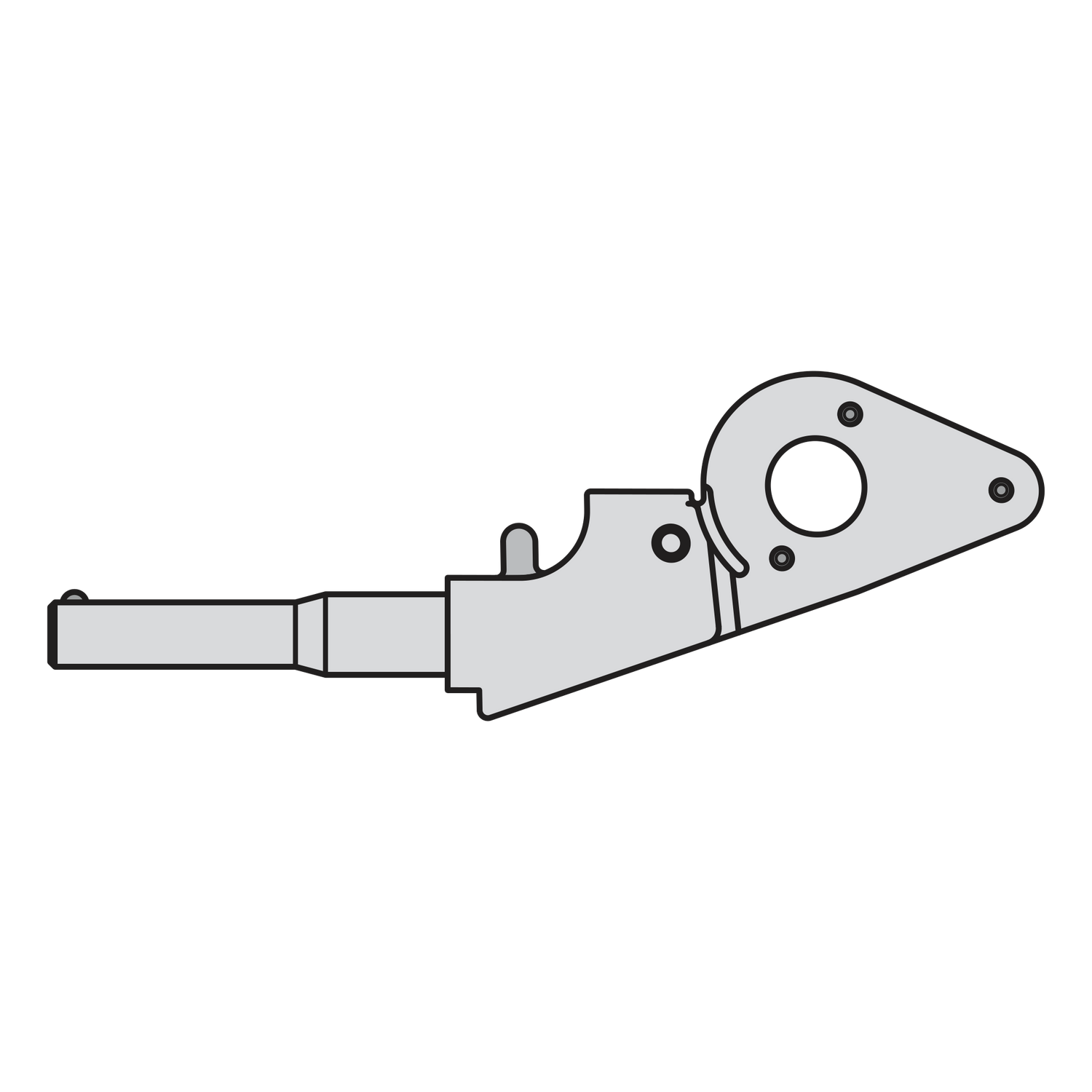 Handle Assembly Line Spare parts category 10/1 Complete handle assembly without blade – FELCO EU