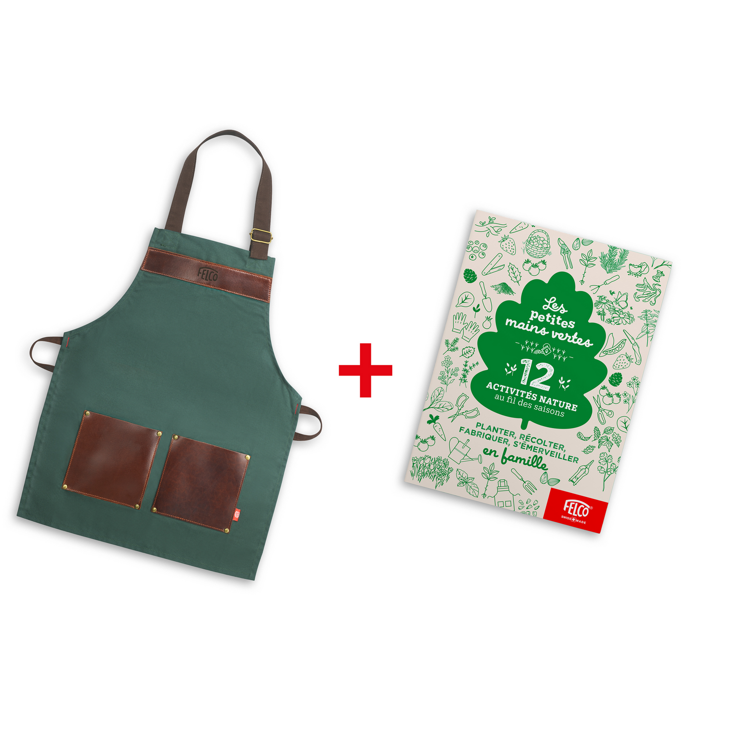 FELCO KIDS PACK: Apron and “Little Green Thumbs” Book (DE/FR/EN)