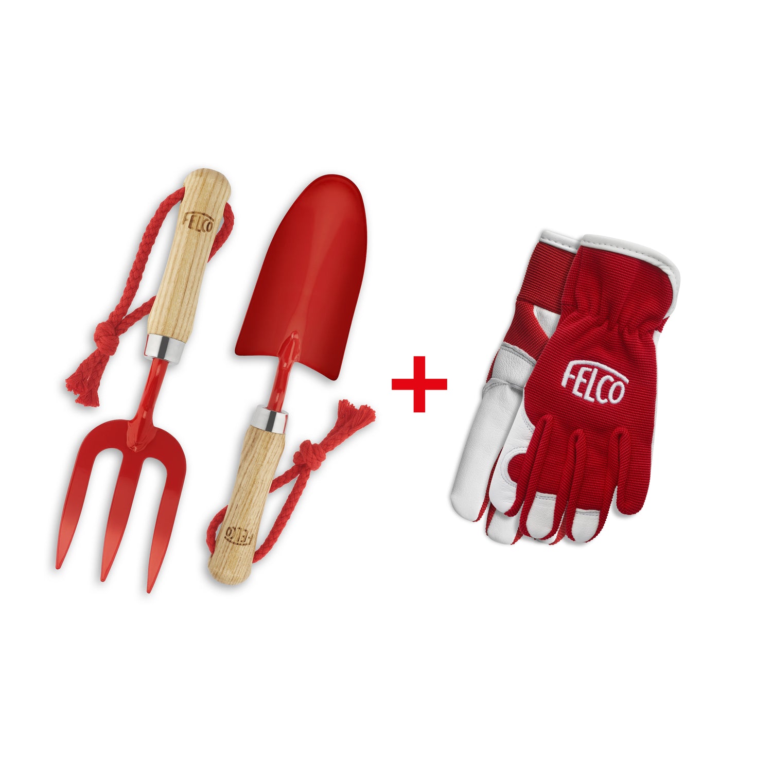 FELCO KIDS Pack : garden tools + gloves